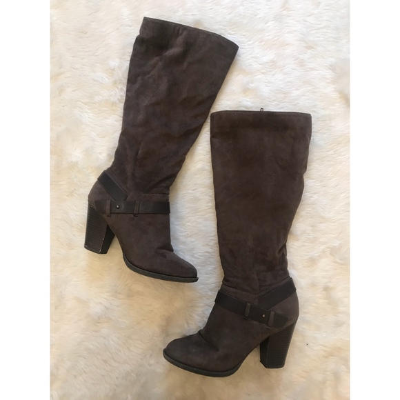Charlotte Russe Shoes - Suede Heel Boots